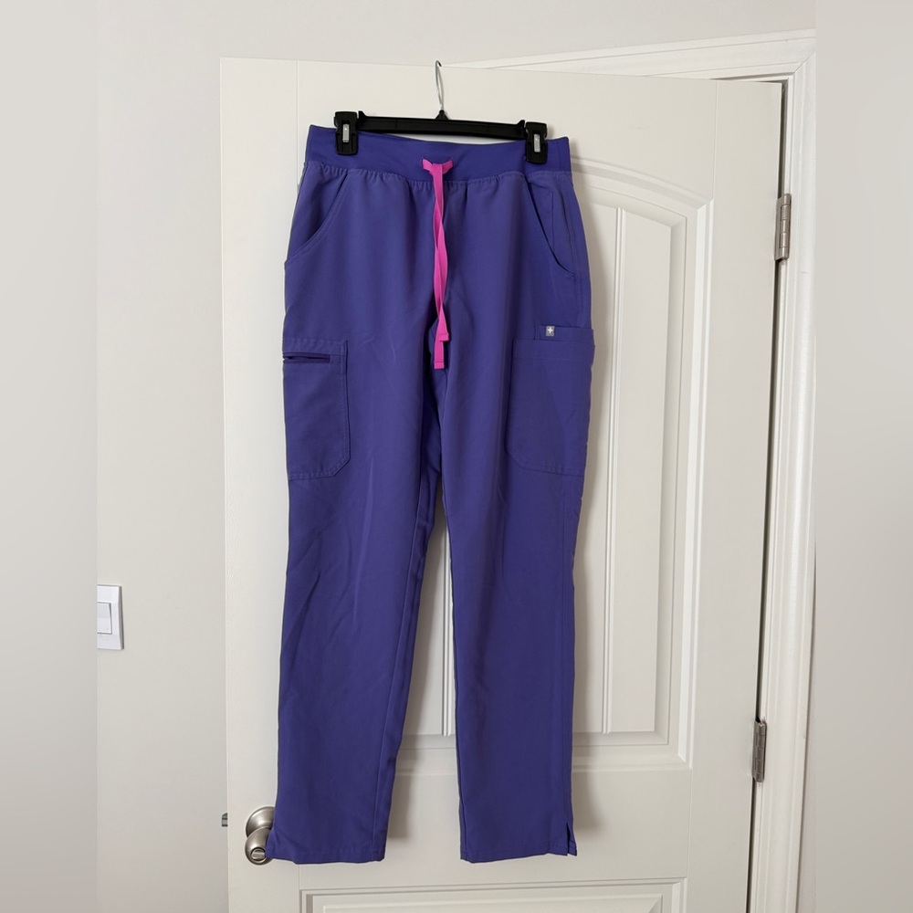 Figs purple scrub pants